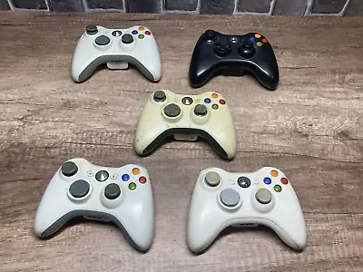 $49.99 • Buy Xbox 360 Controller Lot For Parts (5 Controllers) Untested