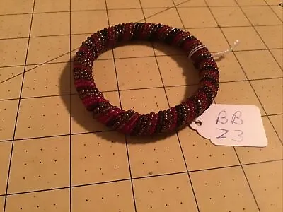 Maasai Bead Bangle Bracelet Kenya African Jewelry Africa Seed Masi Art Bb Z3 • $6.29