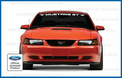 1994 - 2004 Ford Mustang Front Windshield Banner Decal Sticker Graphic GT PMGTP • $22.96