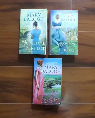 Mary Balogh Books Lot 5 Only A Promise Someone To Care Someone Romance Westcott • $10.99
