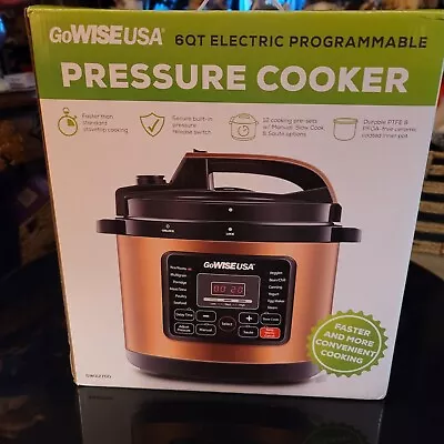GoWiseusa 6 Quart Pressure Cooker • $42.99