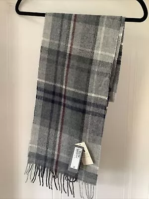 M&S Gents Lambswool Tartan Scarf  • £10