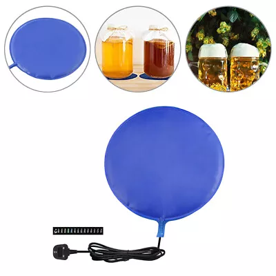 25W Fermentation Heating Pad Heat Mat Home Brew Beer Wine Making Tool Heater New • £14.74