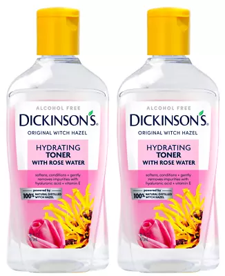 $19.95 • Buy Dickinson's Original Witch Hazel Hydrating Toner With Rose Water 16 Oz Pack Of 2