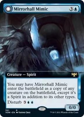 MTG - Mirrorhall Mimic / Ghastly Mimicry (Extended Art) - - Light Play - Normal • $1.25