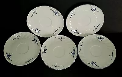 VILLEROY & BOCH Vieux Luxembourg Cream Soup Saucers Set Of 5 Saucers Only • $42.50