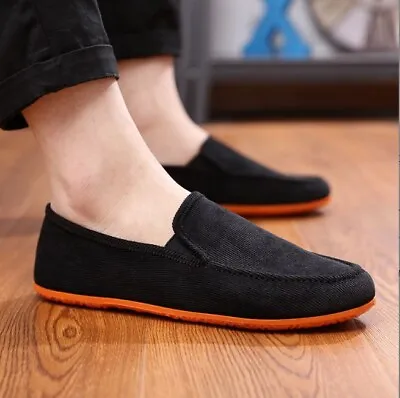 Men New Multi Colors Slip On Flats Loafer Casual Shoes Driving Moccasins Comfort • $15.99