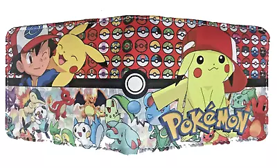 Pokemon Wallet Purse ID Mens Kids Gaming Pikachu Anime Poke Ball Cartoon AUS • $29.95