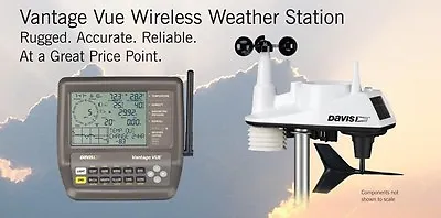 $355 • Buy Davis Instruments 6250 Vantage Vue Wireless Weather Station -All Sensors Include