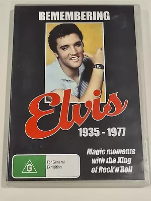 Remembering Elvis 1935-1977 - DVD - Elvis Presley - Region 4 - FAST POST • $6.90