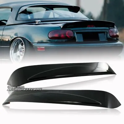 Black ABS Plastic Rear Roof Window Visor Spoiler For 90-05 Mazda Miata Hard Top • $51.88