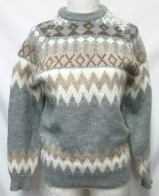 South Channel Vintage Fair Isle Nordic Pullover Crew Sweater Size Sz Medium Md M • $29.99