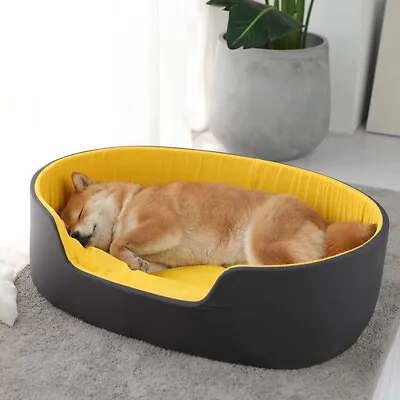 Pet Cat Dog Bed For Medium Large Dogs Mat Washable Puppy Soft Comfy Basket • £12.95