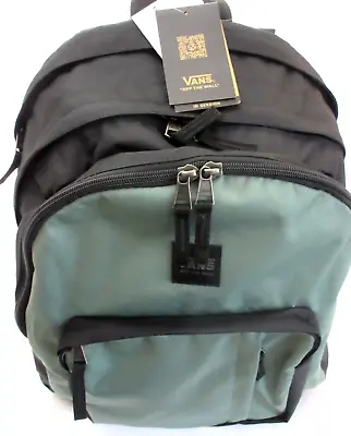 Vans In Session Adult Unisex Backpack Laptop Travel Bag Duck Green Black NWT • $49.99