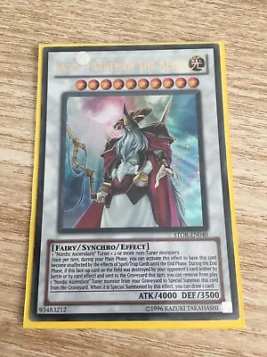 Yugioh STOR-EN040 Odin Father Of The Aesir Ultra Rare NM • £5