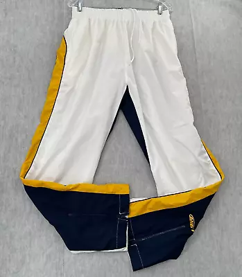 VINTAGE Michigan Wolverines Pants Adult Large White AND 1 Basketball Mens L Y2K • $49.96