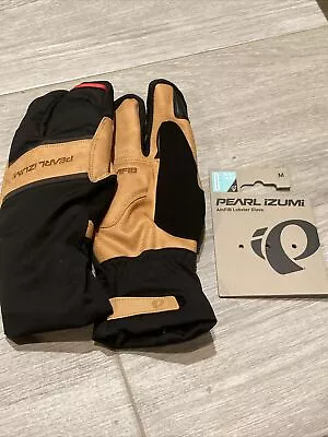 Pearl Izumi AmFIB Lobster Gel Glove Size M Black Tan Unisex • $34.99