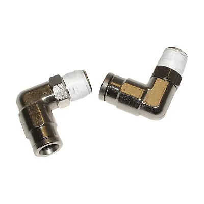 2 (two) Macroline Paintball 90 Degree Swivel Elbows Standard Threads CO2 HPA • $9.95