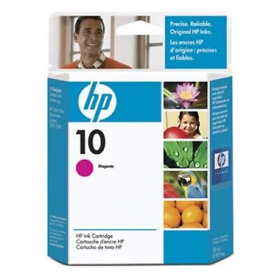 Genuine HP 10 Magenta Ink Cartridge C4843A Retail Box  New Never Used  HP C4843A • $22.99