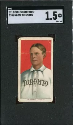 1910 T206 MOOSE GRIMSHAW ~~Cycle 350~~ SGC 1.5 • $48