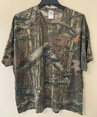 Mossy Oak Break Up Infinity Camo Men's Short Sleeve Shirt Size 3XL • $12.79