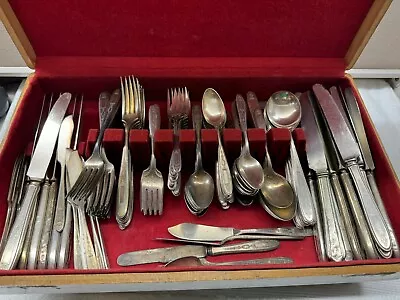 Vintage Oneida Grosvenor Community Silver Plate 150+ Piece Silverware Set • $222