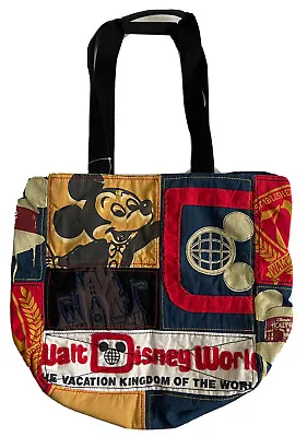 NEW Walt Disney Parks Mickey Mouse Tote 40th Anniversary Large Reusable Bag NWT • $64.99