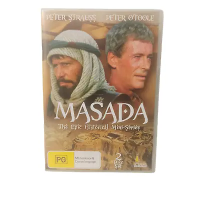 Masada The Epic Historical Mini Series DVD ABC Historical Roman Legion Siege • $13.02