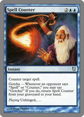 Spell Counter Unhinged NM Blue Uncommon MAGIC THE GATHERING MTG CARD ABUGames • $1.75