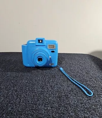 TESTED SHARPER IMAGE Instax Blue Instant Camera IC2018 • $12.50