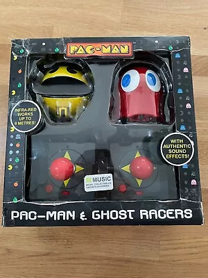 Rare PAC-man & Ghost Racers Remote Control Set Working • £25