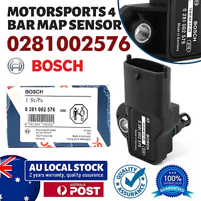 Oem Genuine Bosch 0281002576 Motorsports 4 Bar Map Sensor For Turbo Custom Boost • $56.09