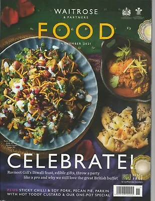 £1.20 • Buy Waitrose Food Magazine - November 2021 - Celebrate!