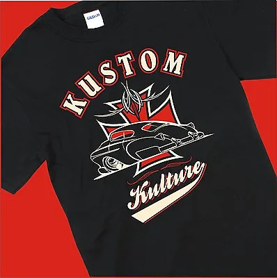 $16.50 • Buy Kustom Kulture Lead Sled Hot Rod Greaser Tattoo T Shirt Tee Retro  S-5xl Size