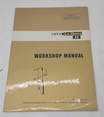 Moto Guzzi 850 Lemans II Workshop Manual SKUD • $92.95