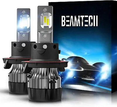 BEAMTECH 9008 H13 LED Headlight Bulb Kit CSP HighLow Beam Light 6500K White • $31.49