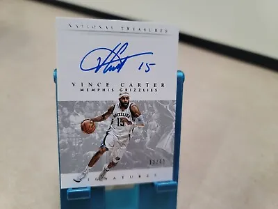 2015 National Treasures Auto /49 Vince Carter On Card • $300