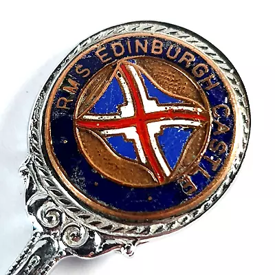 Union Castle Line RMS Edinburgh Castle Sold Onboard Souvenir Spoon - Shipping • £20.30