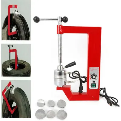 Tire Auto Repair Tyre Vulcanizing Machine Kit 110V Adjustable Height 100*80mm • $64.60