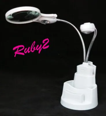 Daylight Ruby2 Light Weight Battery Operated Clip On Standing Magnifying Lamp • £25