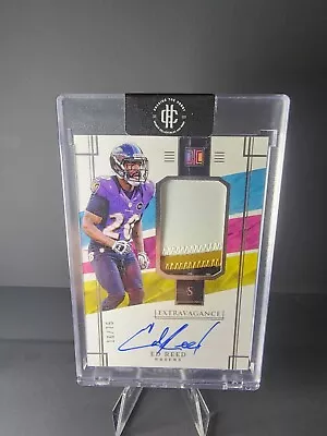 2022 Panini  Impeccable Football Ed Reed Extravagance Patch Auto 16/75 🔥🔥 • $150