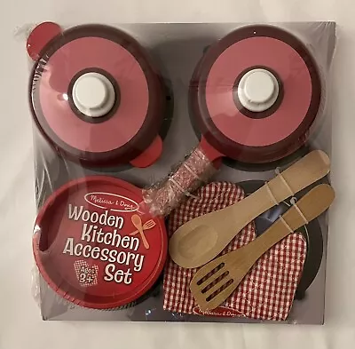 Melissa & Doug Wooden Kitchen Accessory Set • $24