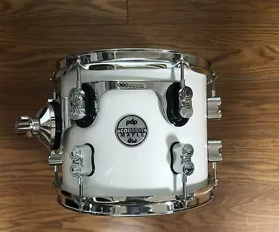 Pacific PDP Concept Maple 8x10 Tom W/ Chrome Hardware-Pearlescent White-PDCM0810 • $164.99