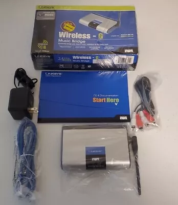 Linksys Wireless-G Music Bridge Open Box Complete • $28