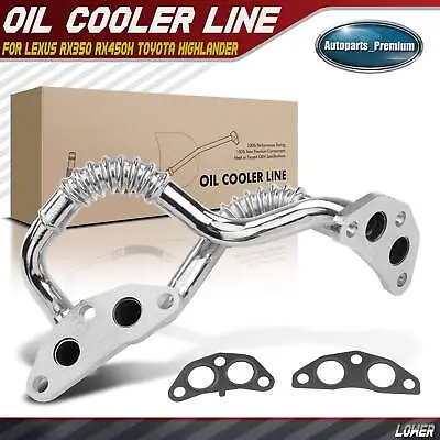 Engine Oil Cooler Hose Assembly For Lexus RX350 RX450h Toyota Highlander Venza • $65.99