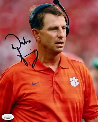 Dabo Swinney Signed 8x10 Photo Clemson Football Tigers Jsa Auth Autograph • $60