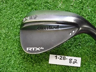 Cleveland RTX-4 Black Satin 54* 10* Sand Wedge Mid DG Tour S400 Stiff Steel Mid • $66.59