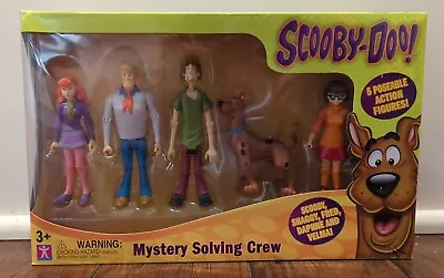 Scooby Doo Mystery Solving Crew 5 Poseable Action Figures Rare New In Box 2015 • $69.95