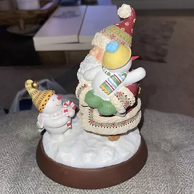 Santa & Snowman Children Christmas Music Box Jingle Bells - ME Ink 200 Michel Co • $29.99