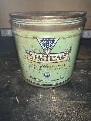 1940's Vintage Similac Food For Infants M & R Dietetic Lab Litho Tin 1 Pound Can • $15.71